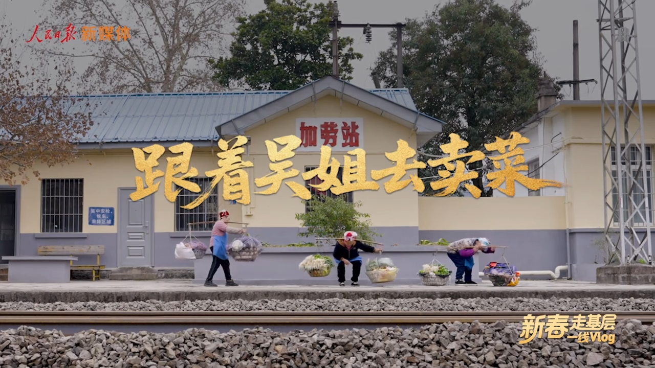 新春走基层｜跟着吴姐去卖菜