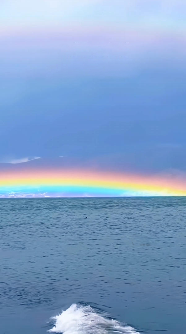洱海雨后双彩虹刷屏浪漫值拉满