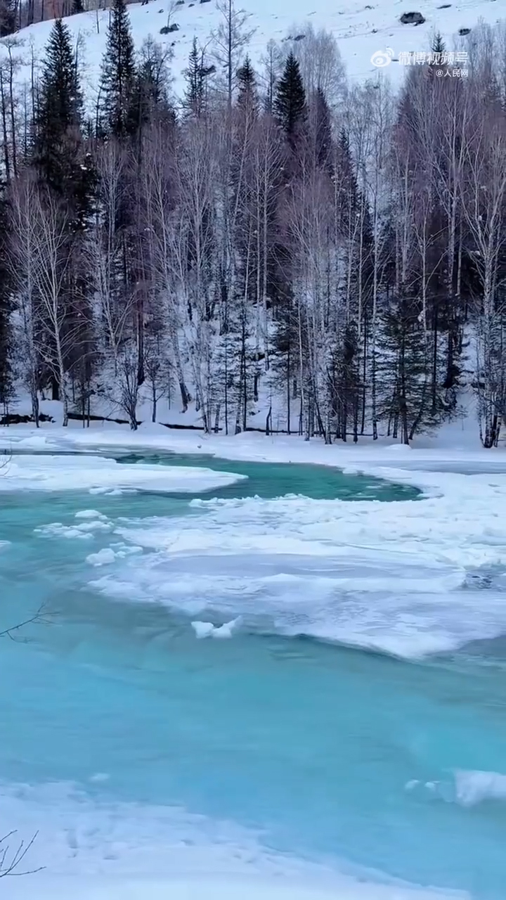 人间仙境！冬日喀纳斯每一帧都是壁纸