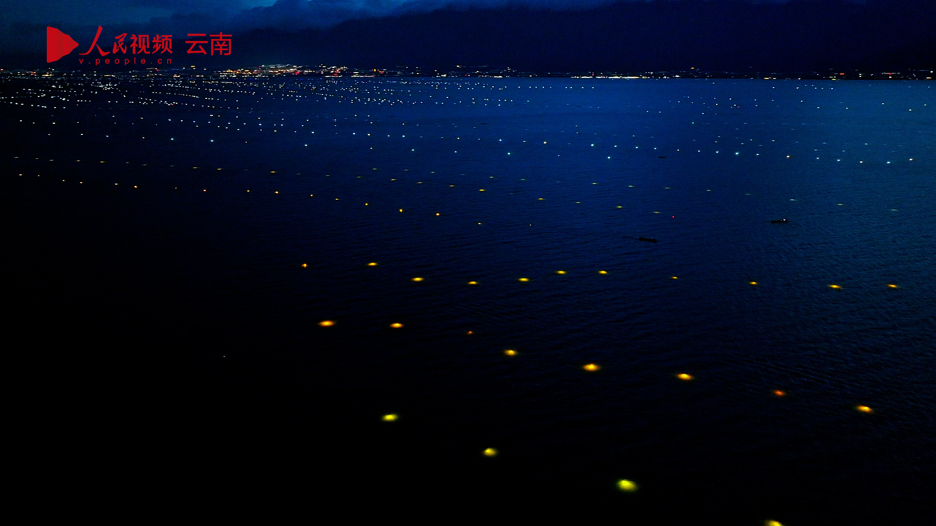 洱海渔灯 灿若星辰